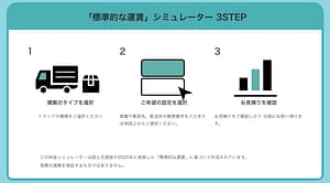 標準運賃シミュレーターの説明画像